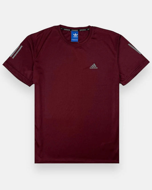 ADIDAS Premium Dri fit T shirt (Maroon)