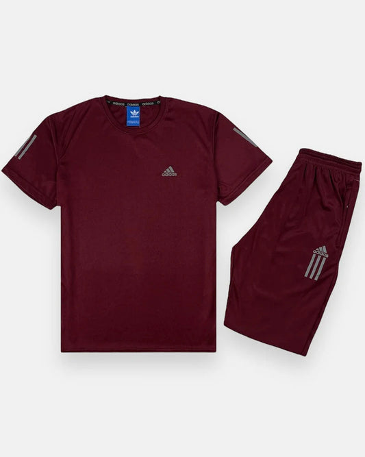 ADIDAS Premium Dri-Fit Tracksuit (Maroon)