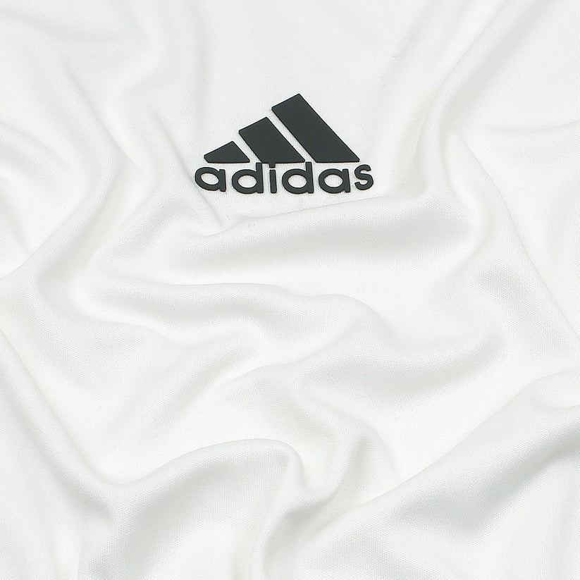 ADIDAS Imported Mesh Shoulder Dri Fit T-Shirt (White)