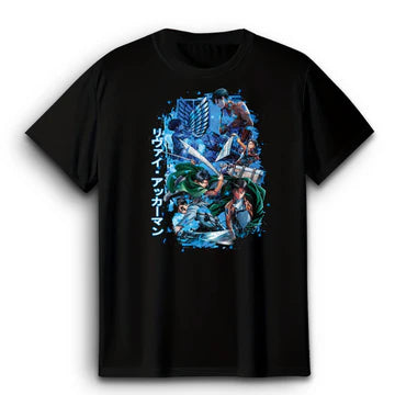 Attack On Titan Black T-Shirt