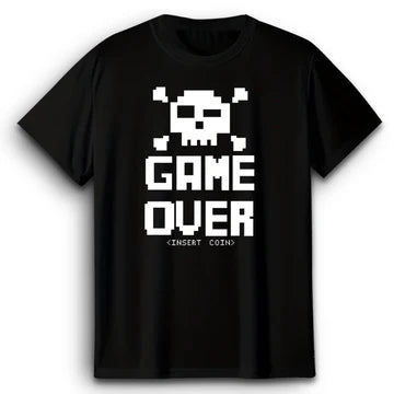 Game Over Black T-Shirt