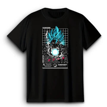 Gogeta DBZ Black T-Shirt