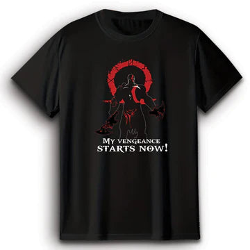 Kratos Vengeance Black T-Shirt