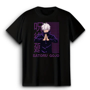 Satorou Gojo Black T-Shirt