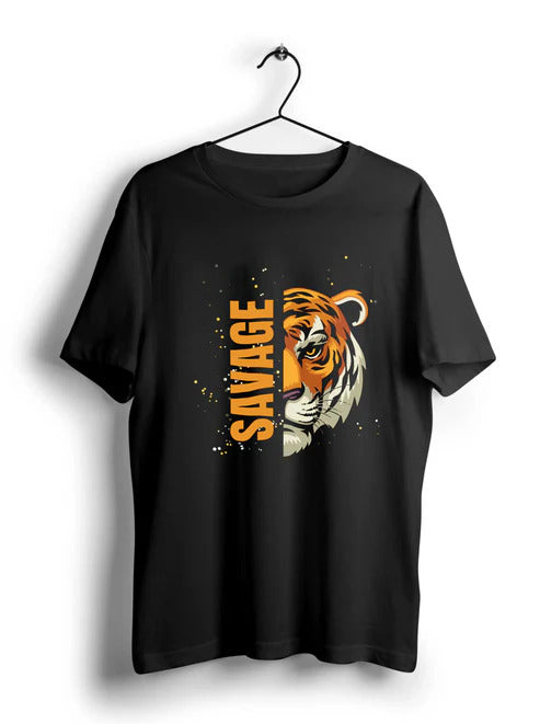 Savage Embeded Unisex Half Sleeve T-Shirt