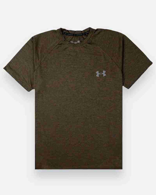 UA Imported Dri-Fit T-Shirt (Melange Brown)