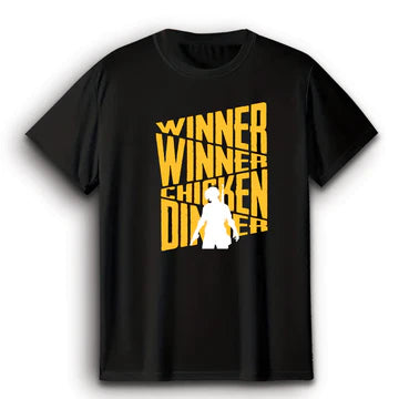 Winner Chicken Dinner V3 Black T-Shirt