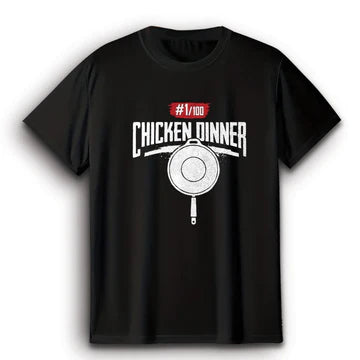 Winner Winner Chicken Dinner V4 Black T-Shirt