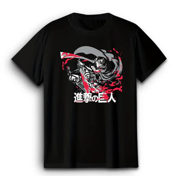 Attack On Titan V2 Black T-Shirt