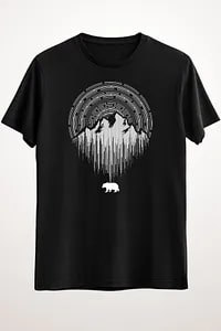 StyleFitt Men's Black The Bear Sunset