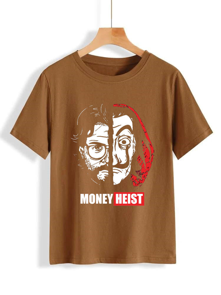 Money Heist Prinnted Round Neck UniSex T-Shirt