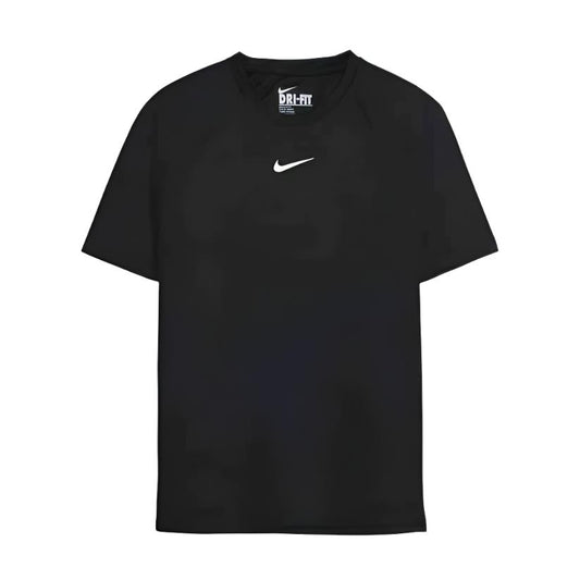 NIKE Imported Mesh Shoulder Dri Fit T-Shirt (Black)