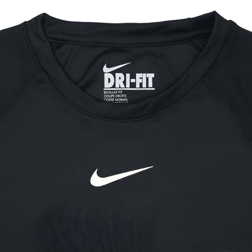 NIKE Imported Mesh Shoulder Dri Fit T-Shirt (Black)