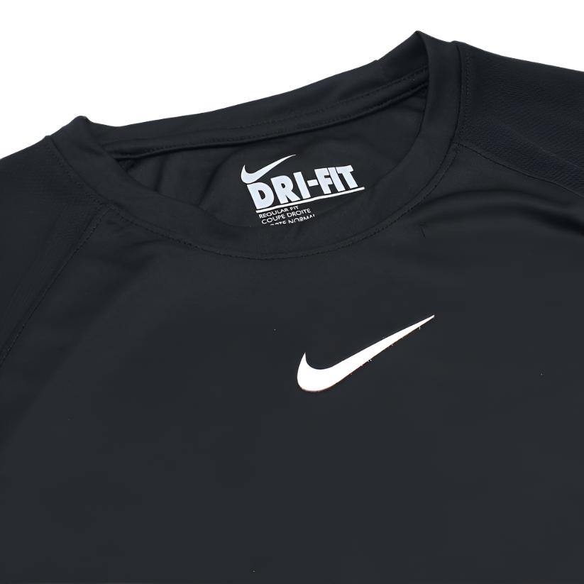 NIKE Imported Mesh Shoulder Dri Fit T-Shirt (Black)