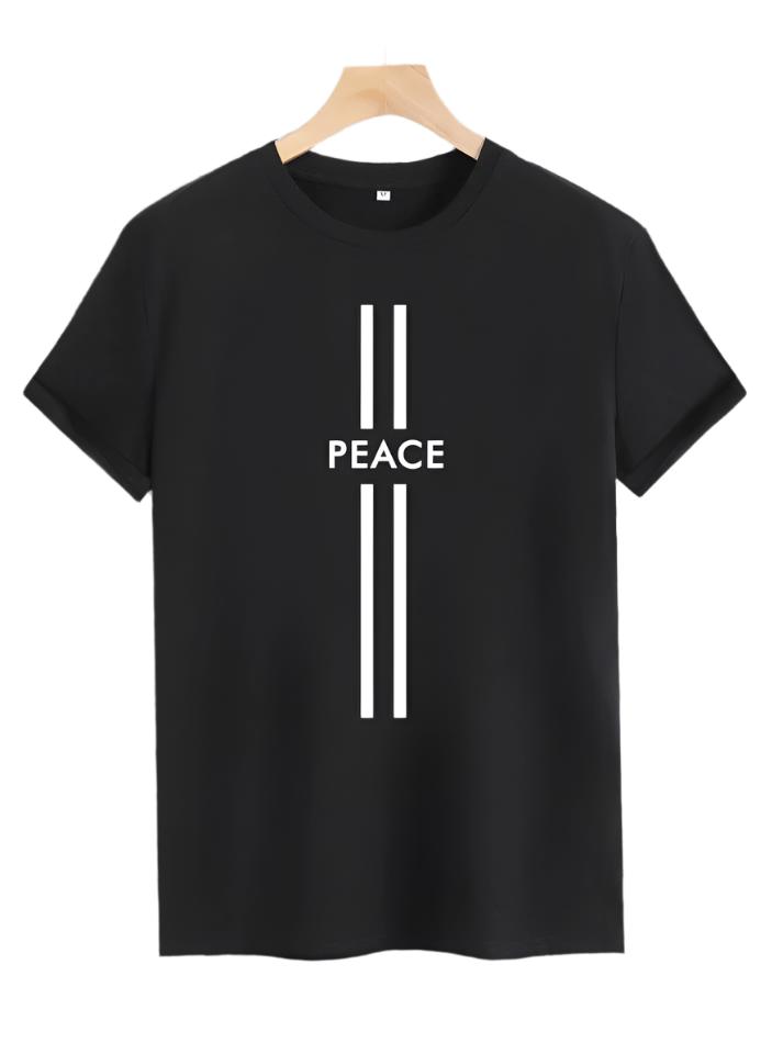 Peace Dual Liner Printed UniSex T-Shirt