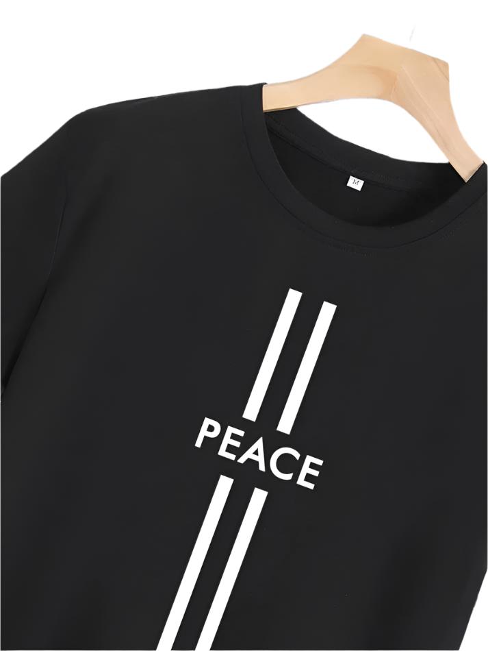 Peace Dual Liner Printed UniSex T-Shirt