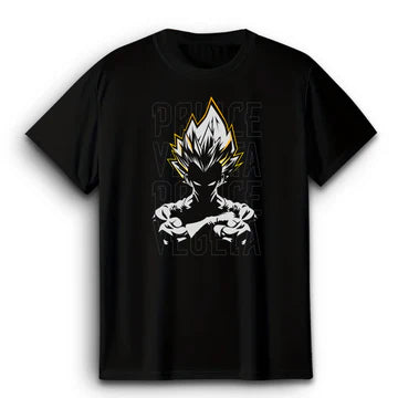 Prince Vegeta Black T-Shirt