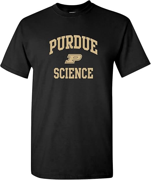 Purdue Science Printed Round Neck T-Shirt