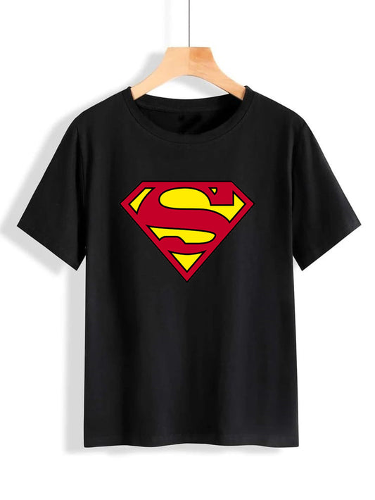 Superman logo Printed summer cotton T-Shirt for Men